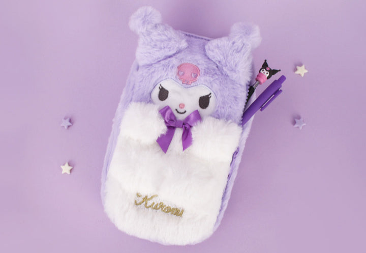 kuromi pompom pouch