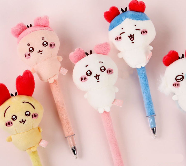 Chiikawa fluffy mascot ball pen