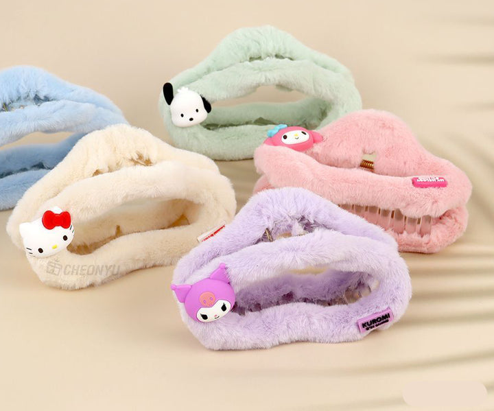 Sanrio Fluffy Hair Clip
