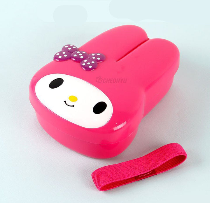 my melody die-cut band lunch box