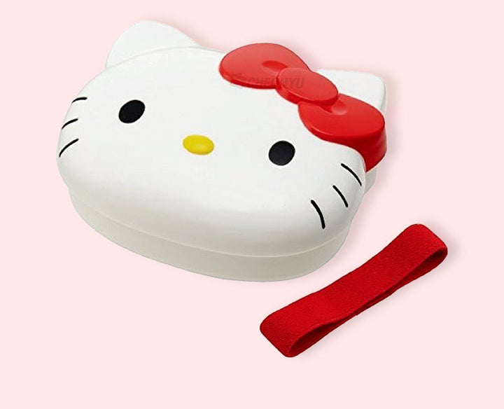 Hello Kitty Die Cut Band luch box red ribbon