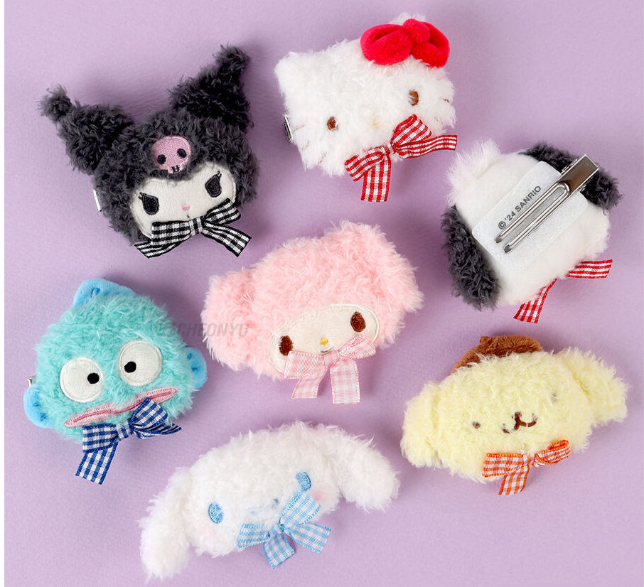 Sanrio Characters face hair clip