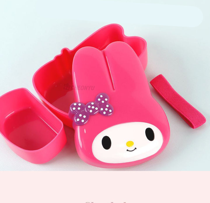 my melody die-cut band lunch box