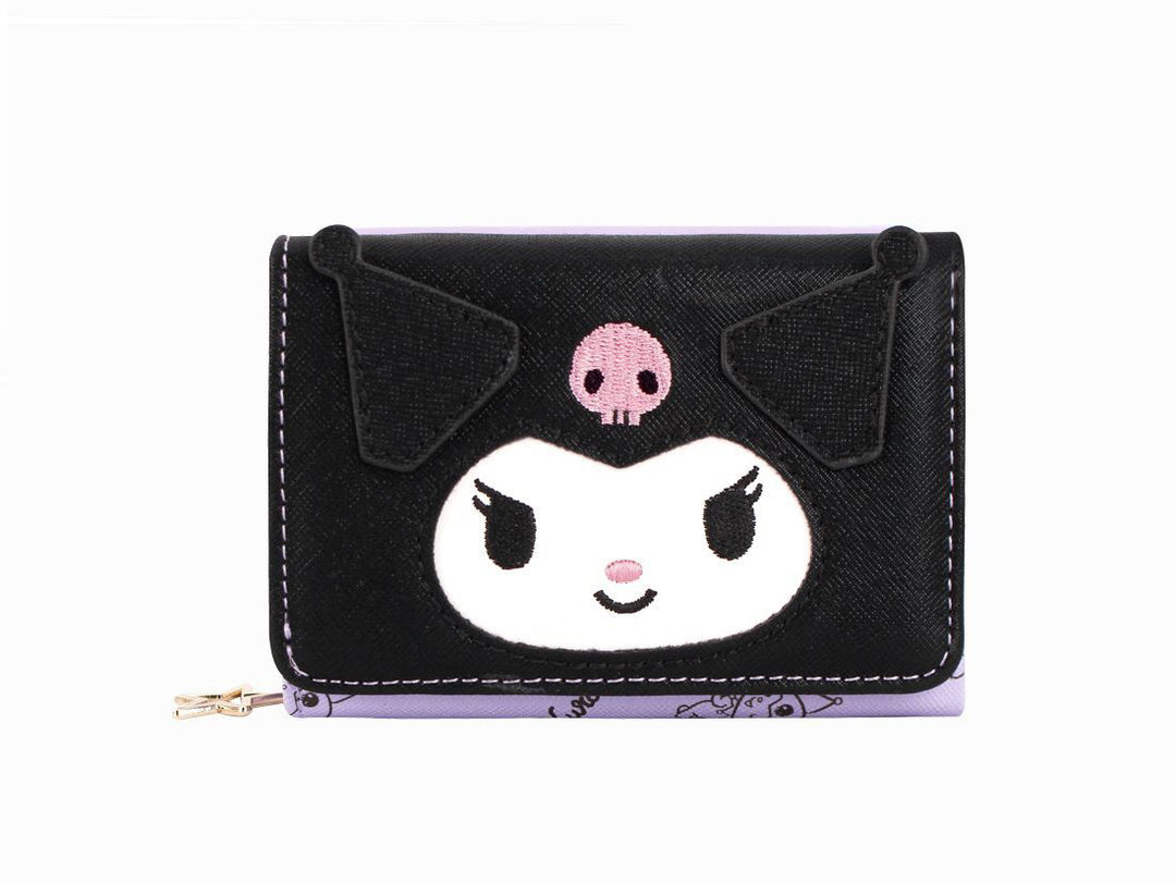kuromi Face Bifold Wallet