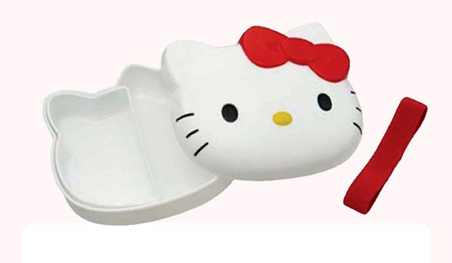 Hello Kitty Die Cut Band luch box red ribbon