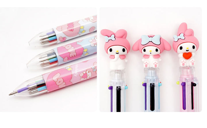 sanrio my melody figure 6-color ballpoint pen (random)