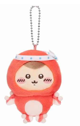 Chiikawa Octopus & Squid Lottery Plush Mascot (D Prize)