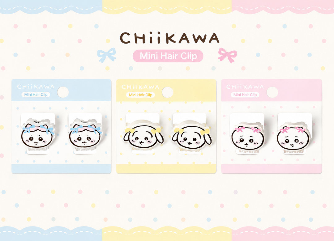 Chiikawa hair clip set (2pieces)