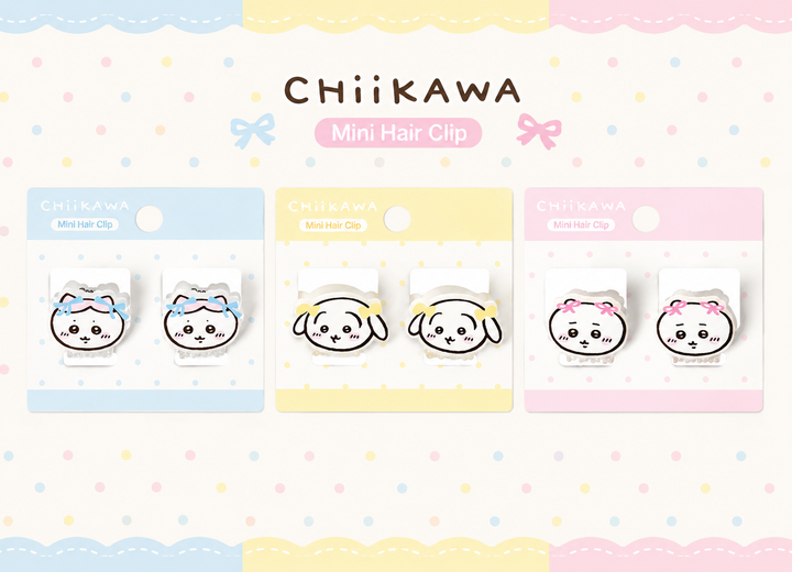 Chiikawa hair clip set (2pieces)