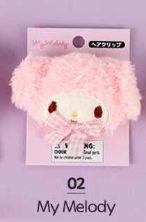 Sanrio Characters face hair clip
