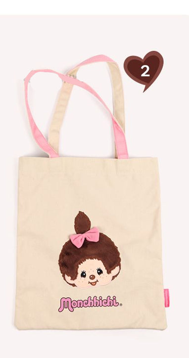 Monchhichi color strap eco bag