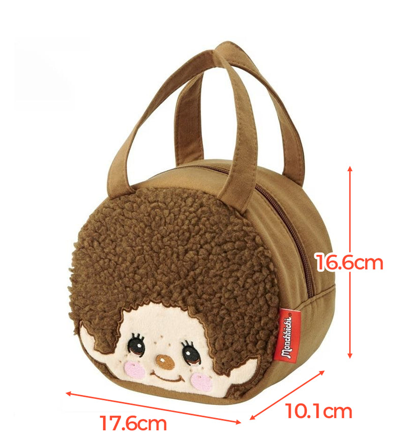 Monchhichi Suede Tote Lunch Bag