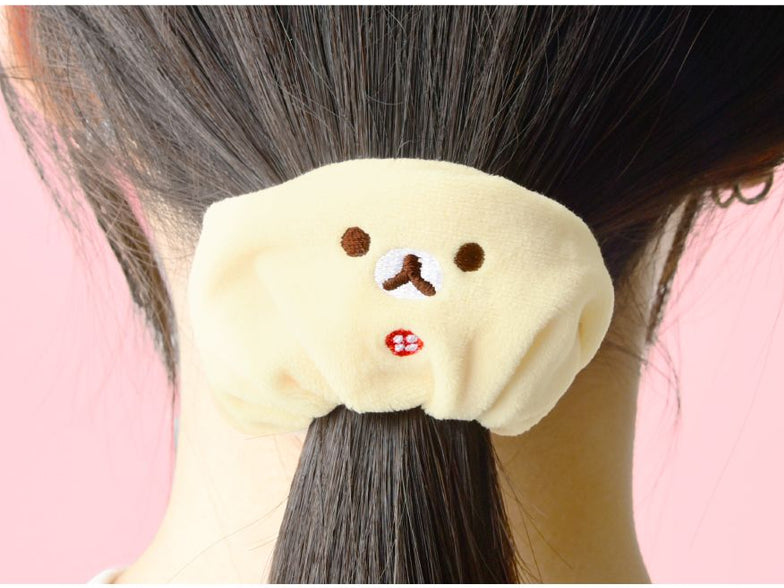 Rilakkuma Embroidered Scrunchies