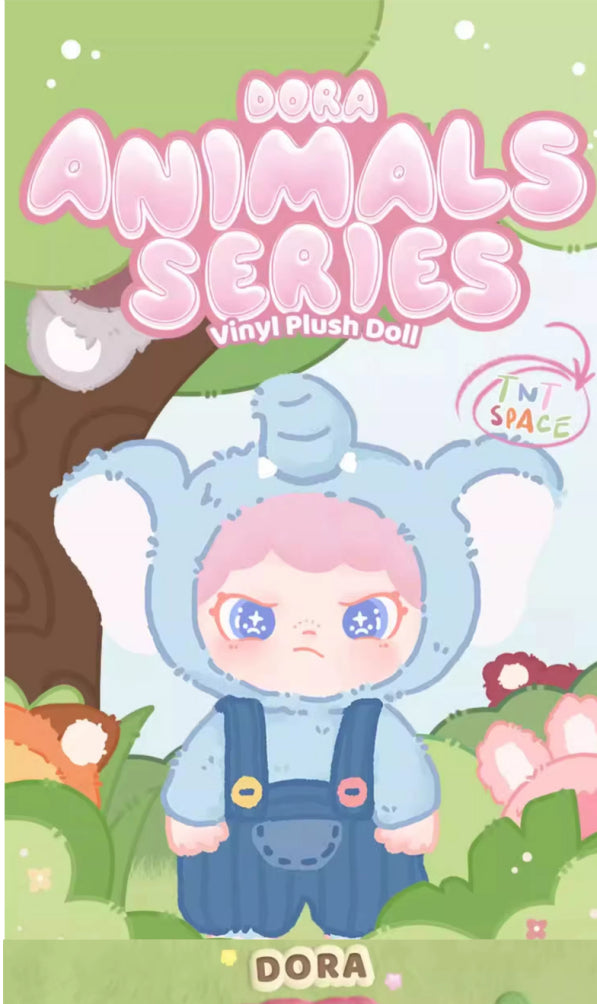 TNTSPACE DORA Animals Series Vinyl Plush Doll(random)