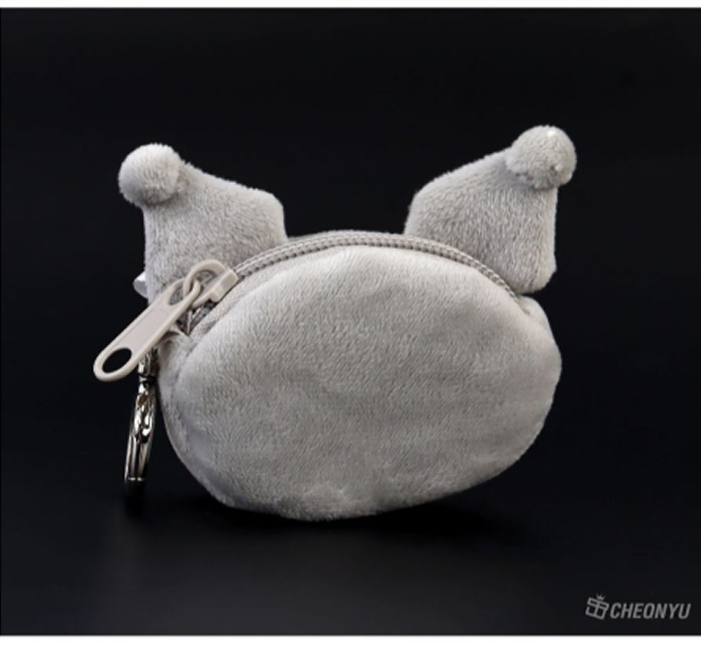 Sanrio Silver Mini Pouch Keyring Mascot